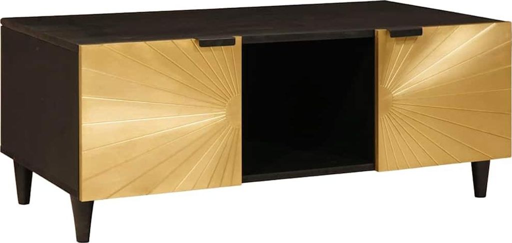 Couchtisch 100 x 54 x 40 cm Massivholz Mango