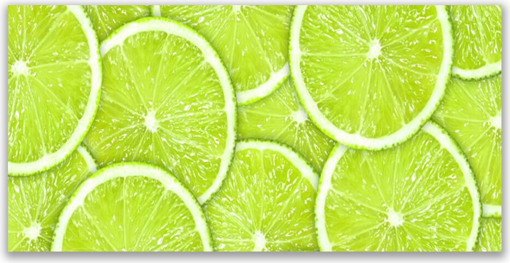 Küchenrückwand aus Glas 140x70cm Spritzschutz Limetten Küche
