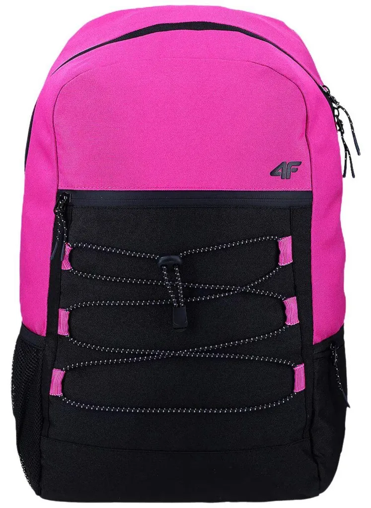 Sac de sport polyvalent 4F noir et rose format pratique modèle U309