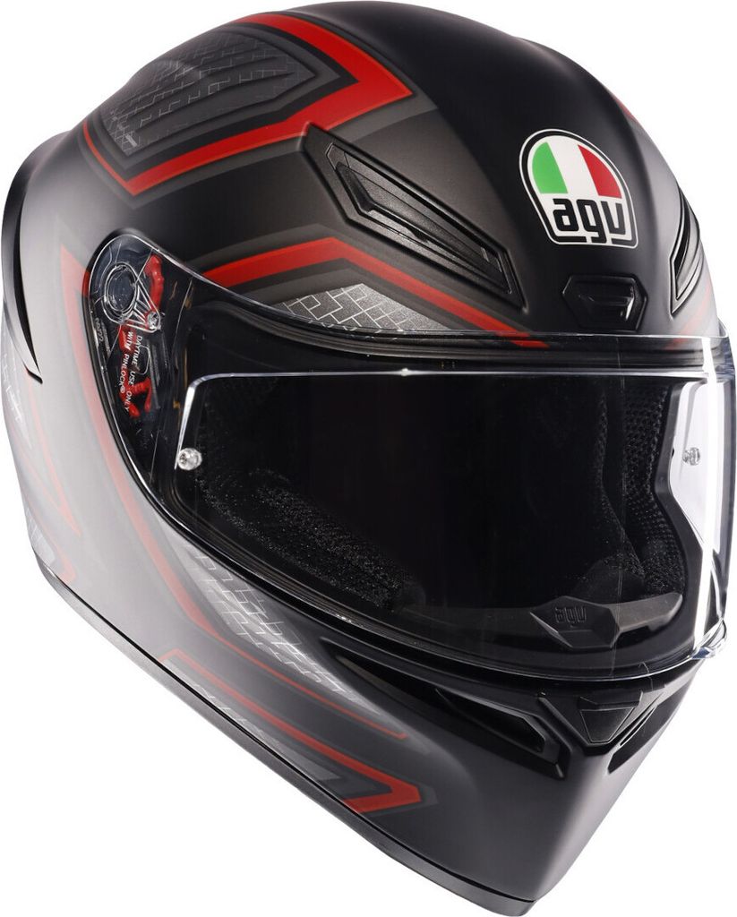 K1 S Helm E2206 - SLING Matt Black/Red - 61 - 62 cm Obrázek produktu 