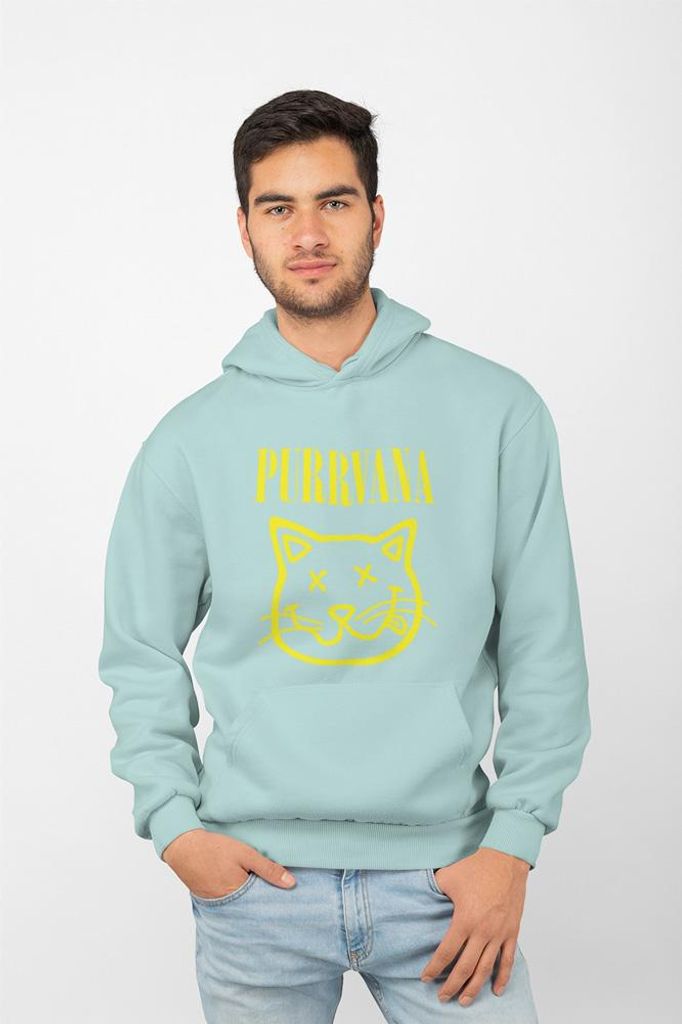 D&B Uni Hoodie ZN00009 Purrvana MintGrün-Größe XL