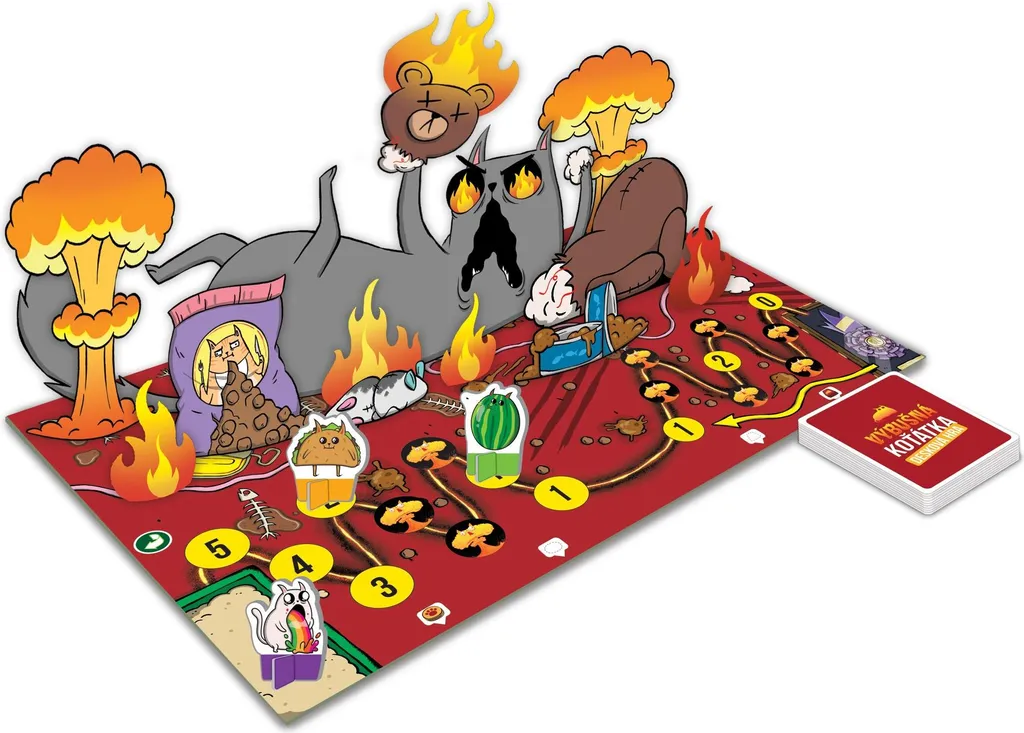 Jeu de Cartes Exploding Kittens Ambiance et Stratégie Edition Classique - 2