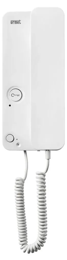 Combiné audio Miro Urmet 11834 blanc avec réglage volume et secret