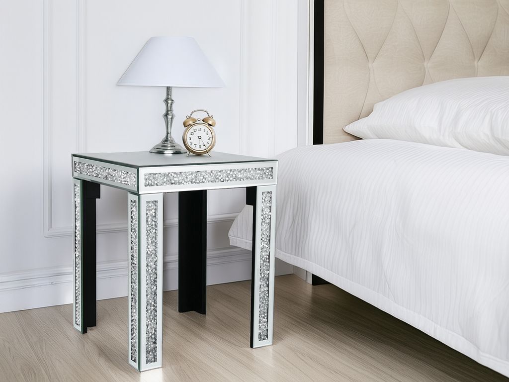 Ausgefallene Couchtische verspiegelt, Beistelltisch für Sofas Nachttisch am Bett