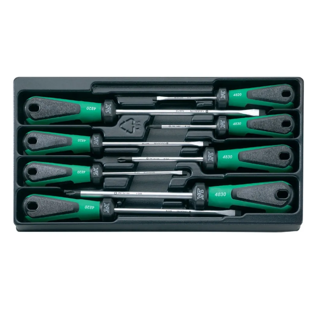 Set de tournevis ergonomiques Stahlwille 4892 à manche 3 branches robuste