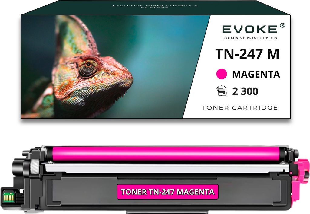Toner für Brother TN247M-247M TN247M Rot (magenta) | Ersatz für DCP-L3510CDW DCP-L3550CDW HL-L3270 MFC-L3770CDW