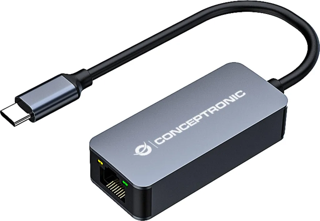 Adaptateur Réseau USB-C vers RJ45 2.5 Gigabits pour PC et Portable