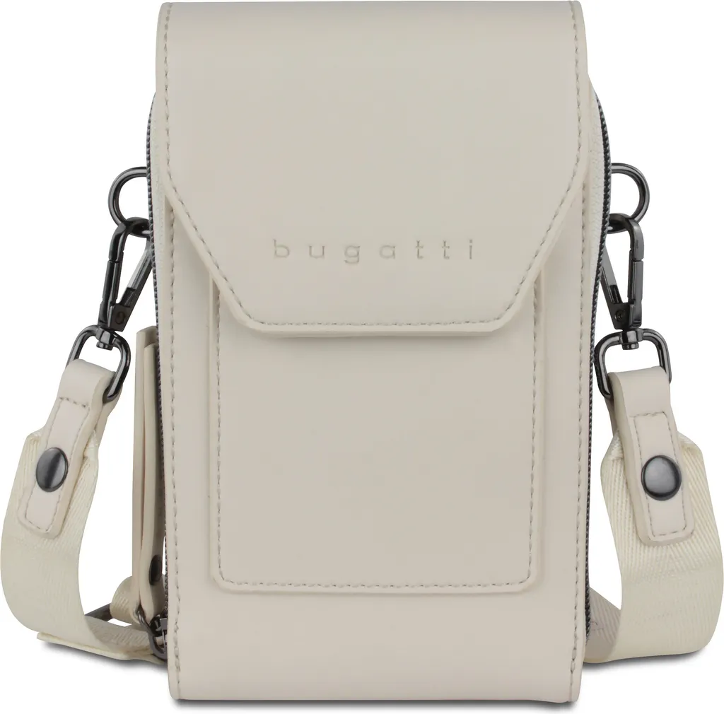 bugatti Almata Mobile Purse Bag Beige Avorio - Borsa Cellulare Donna