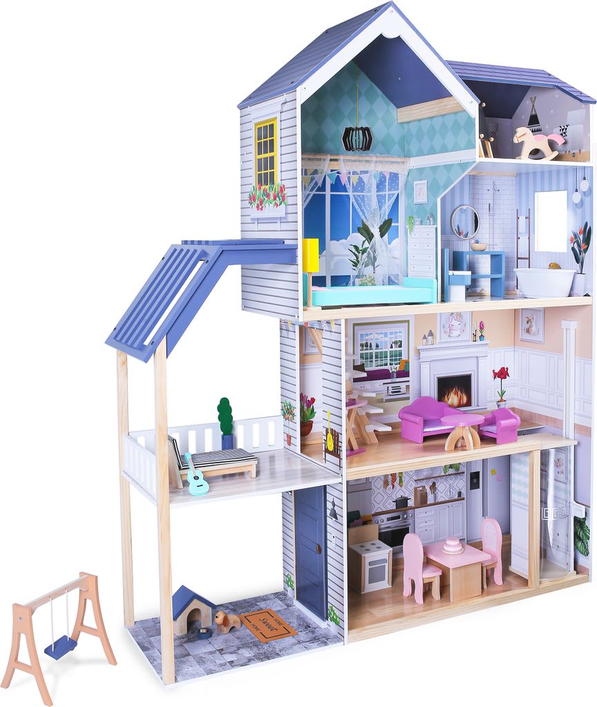 ecotoys - XXL Puppenhaus Residence Maya 28 el. Ecotoys