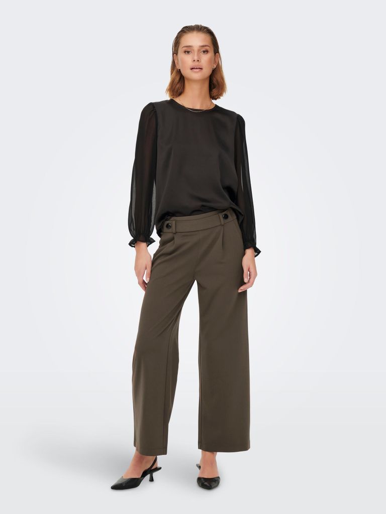 JDY Damen Marlene Culotte Hose Weite JDYGEGGO Flare Long Pants | XS / 32L