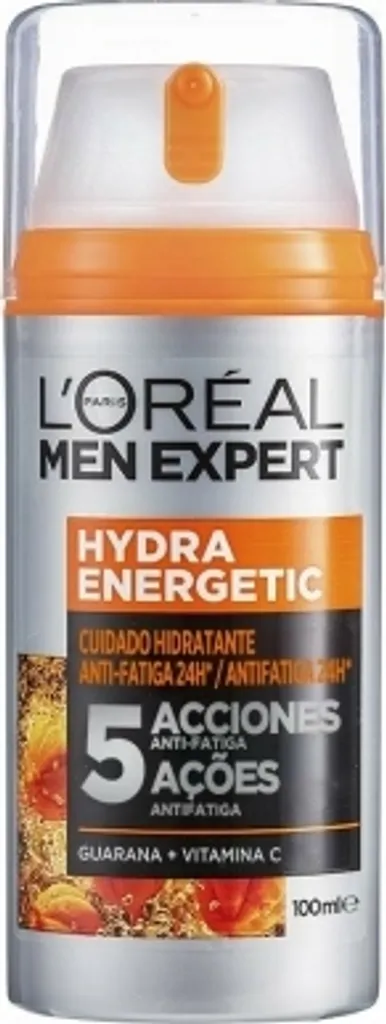 Crème Visage Homme pour Teint Terne - Hydra Energetic 100ml Men Expert