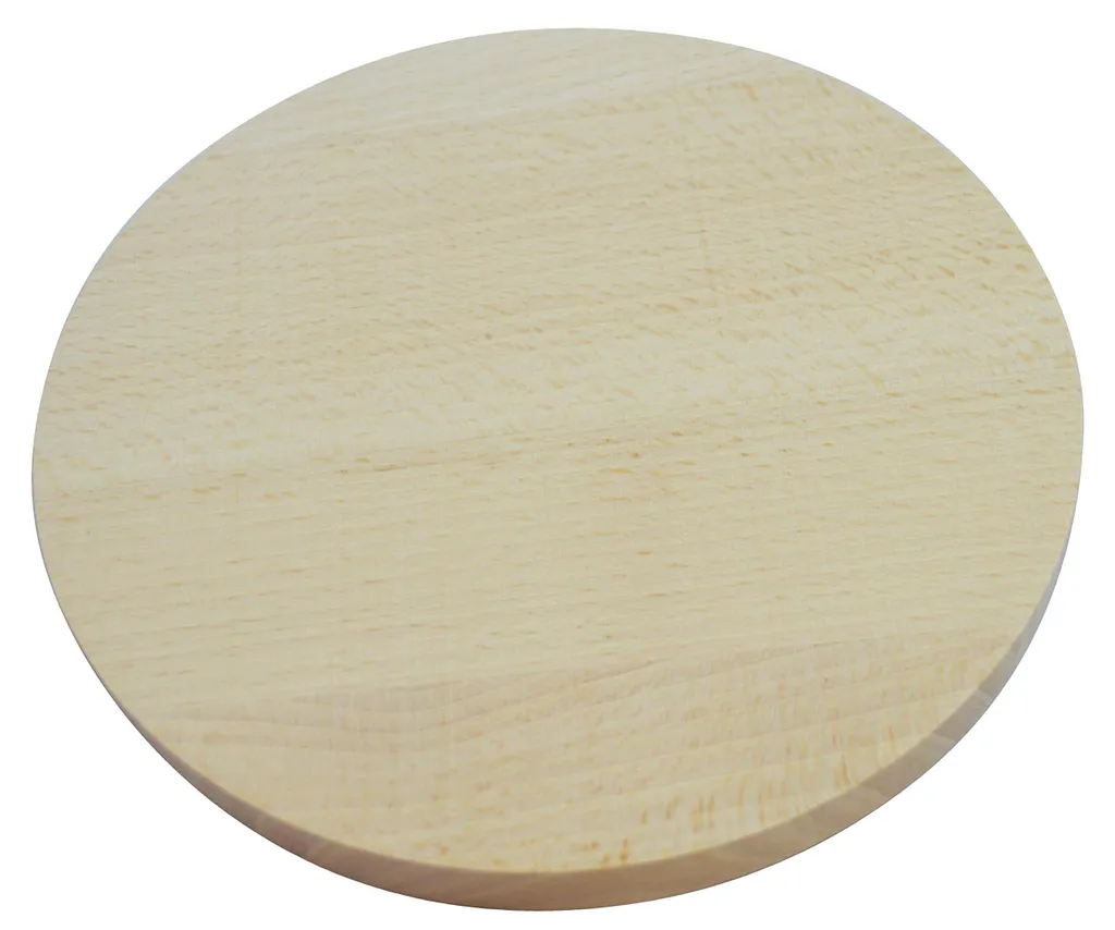 Planche à découper la pâte à pizza - Support bois rond de 15 cm