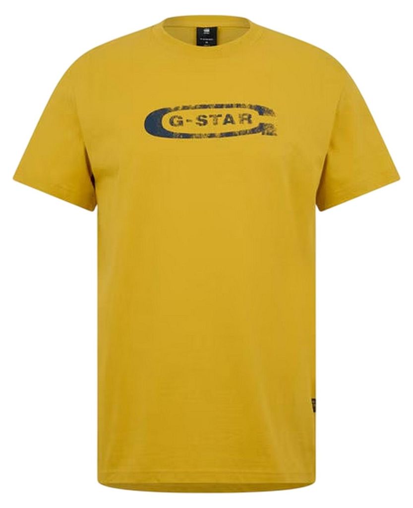 G-Star - T-Shirt für Herren, Regulär GT27882 (XS) (Zitronengelb)