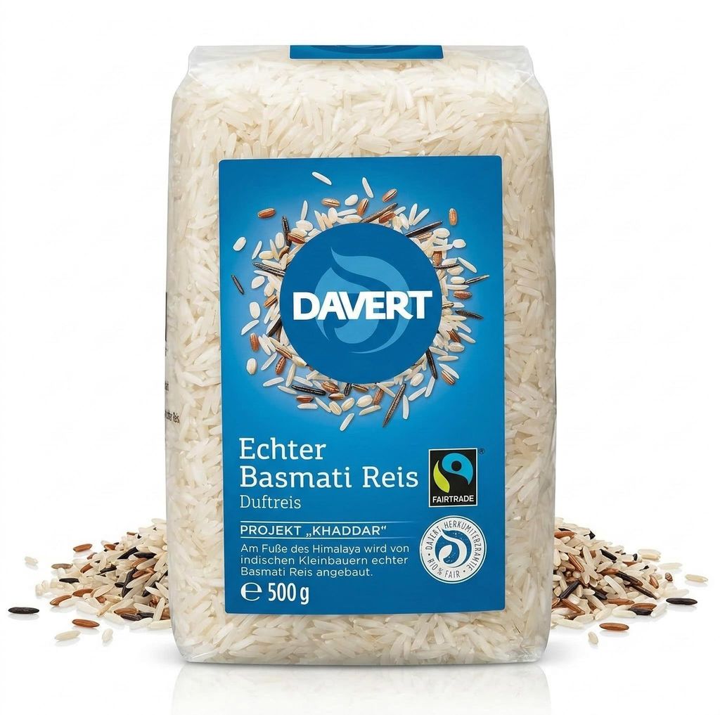 Organiczny prawdziwy ryż Basmati, biały 500 g Zdjęcie produktu 