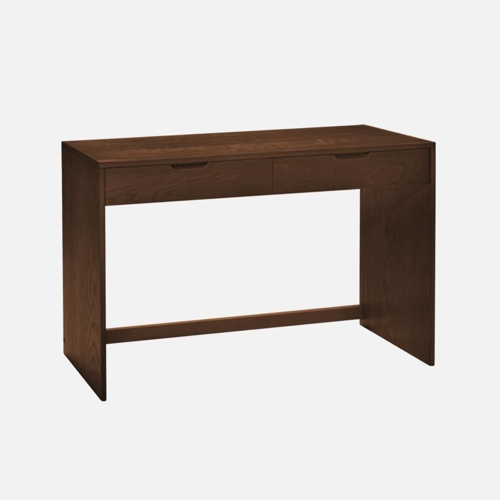 sweeek - Konsole Holzdekor 2 Schubladen 120 cm - Produktbild 
