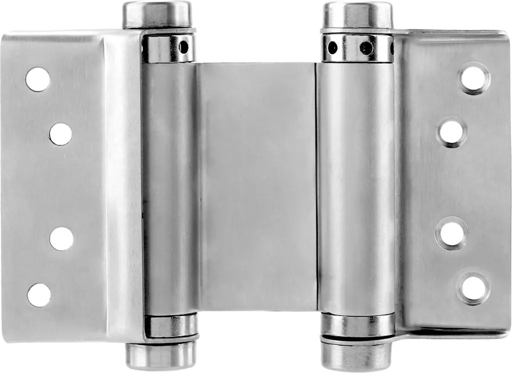 Charnière de porte battante 68 mm inox - Lot de 2 ressorts va-et-vient