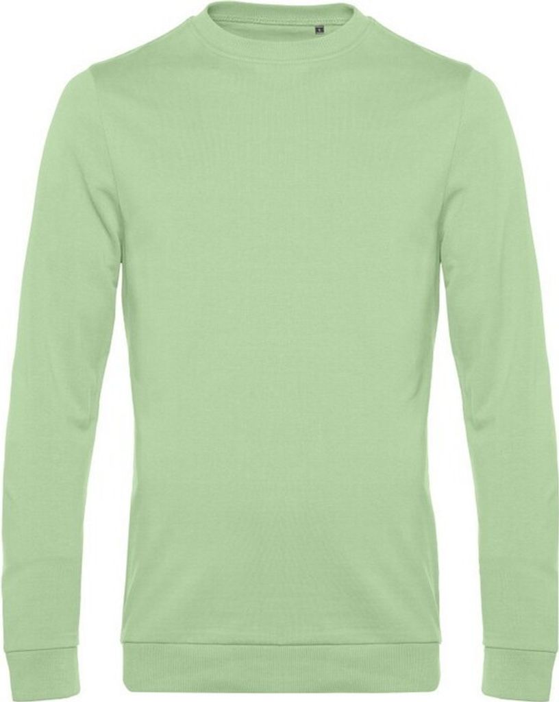 B&C - Sweatshirt für Herren angesetzte Ärmel BC4680 (S) (Helles Jadegrün)