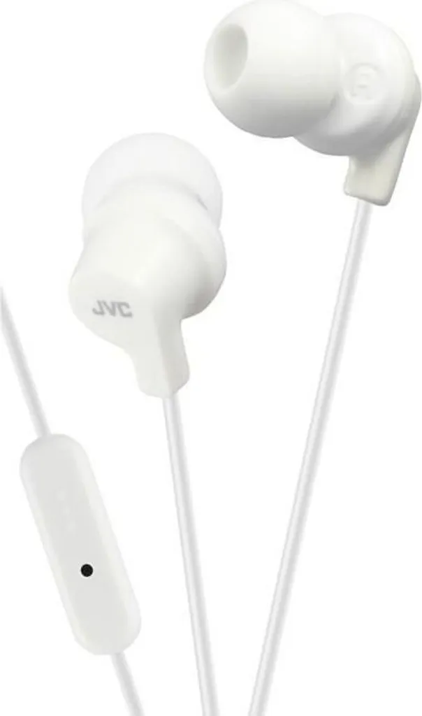Casque JVC FR15 Blanc avec Télécommande à Distance et Isolation Phonique