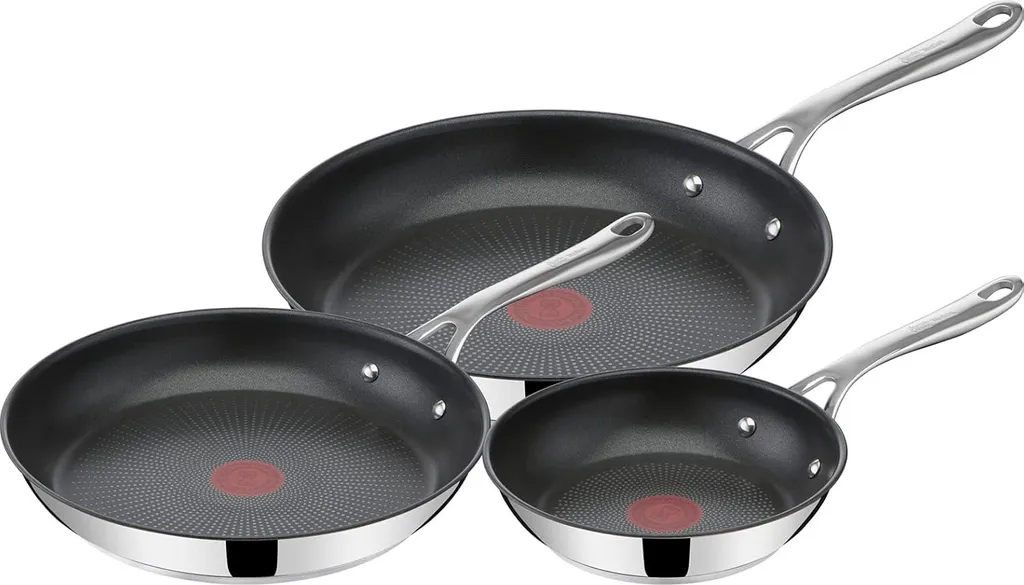 Poêle induction inox anti-adhésive titane : fini les aliments qui collent !