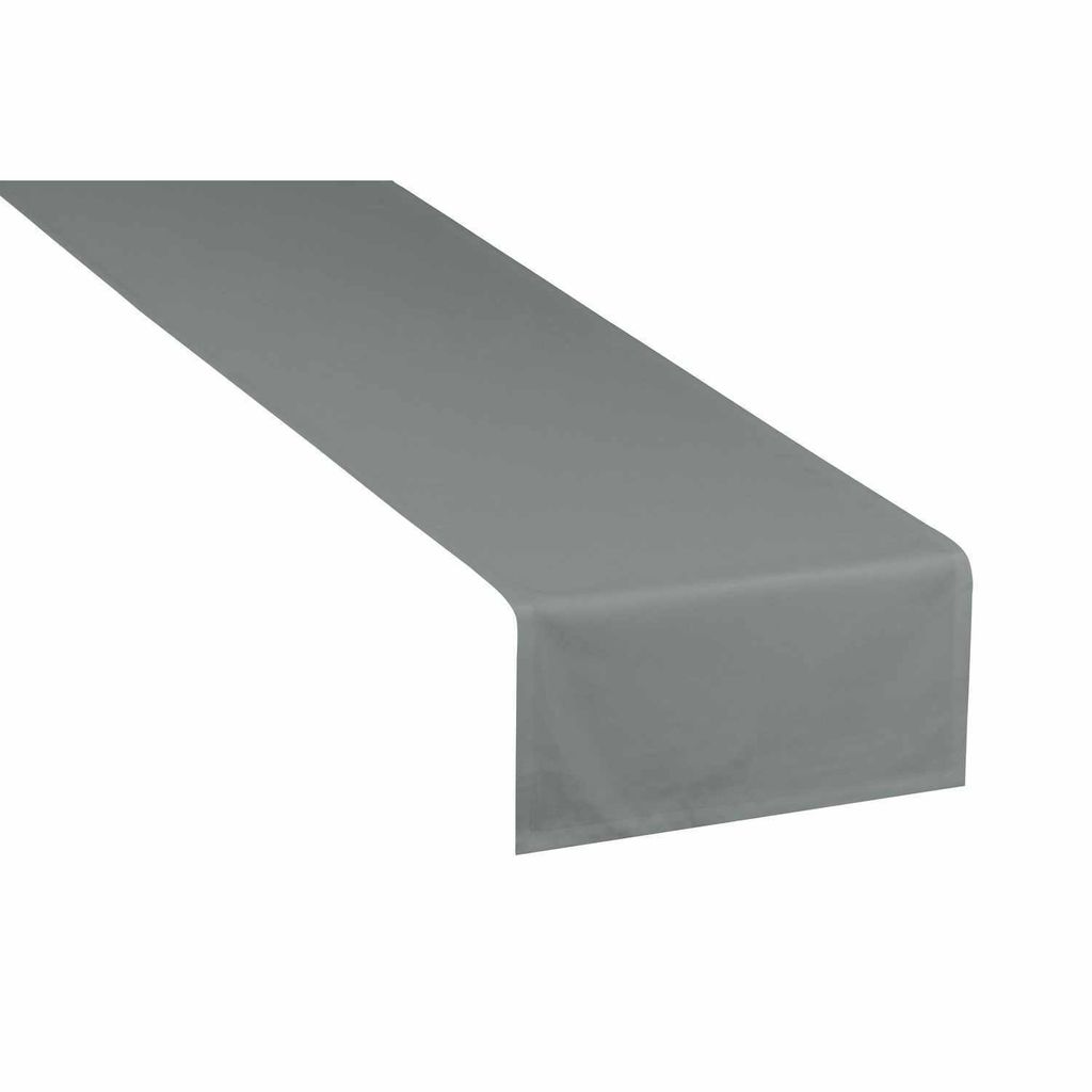 TOM TAILOR Blickdichter Tischläufer DOVE Stahlgrau 50 x 150 Produktbild 