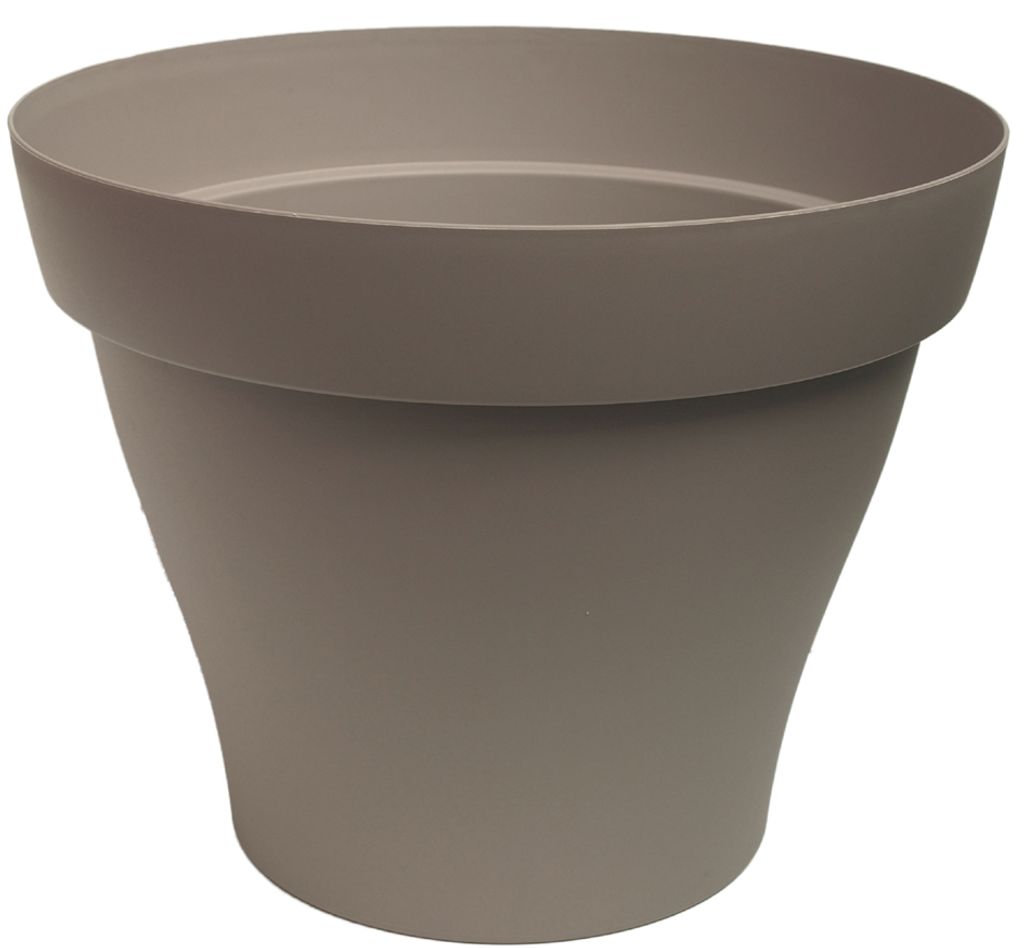 Poétic Pflanzgefäß ROMEO, rund, Durchm: 170 mm, grau-schwarz