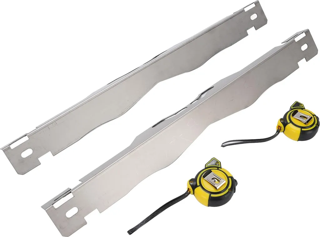 Kit de mesure de parallélisme auto en acier avec rubans de précision
