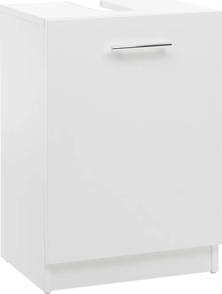 Meuble sous évier SOLO 11 blanc : cachez vos tuyaux avec élégance