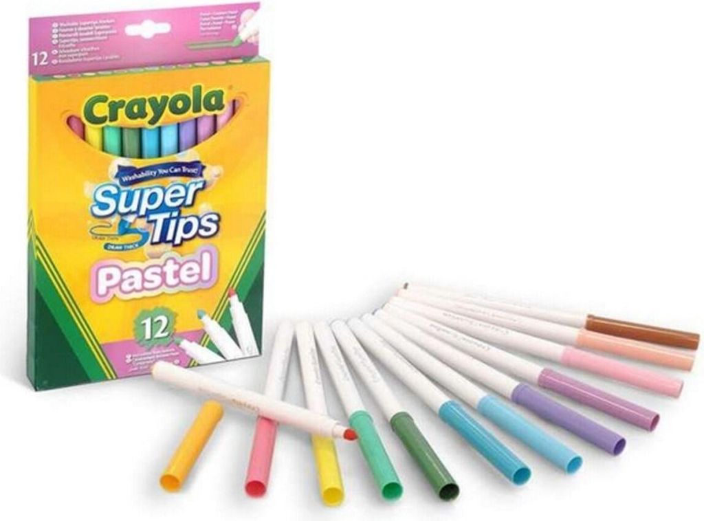 Crayola Waschbare Filzstifte 12 Einheiten Mehrfarbig  Produktbild 