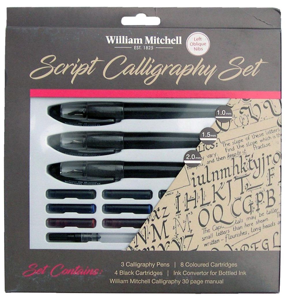 Standardgraph Script Calligraphy Set Füller, 3x Feder sortiert, Patronen