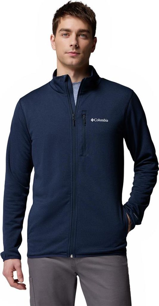 Columbia Essential Hike Grid Fleece Mit Durchgehendem Reißverschluss Blau 2XL Mann Blau 2XL