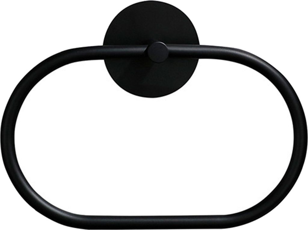 Handtuchhalter, drehbar, rostfrei, Handtuchhalter, Ring, robuste Wandhalterung, Handtuchhalter, Badezimmer- und Küchenzubehör