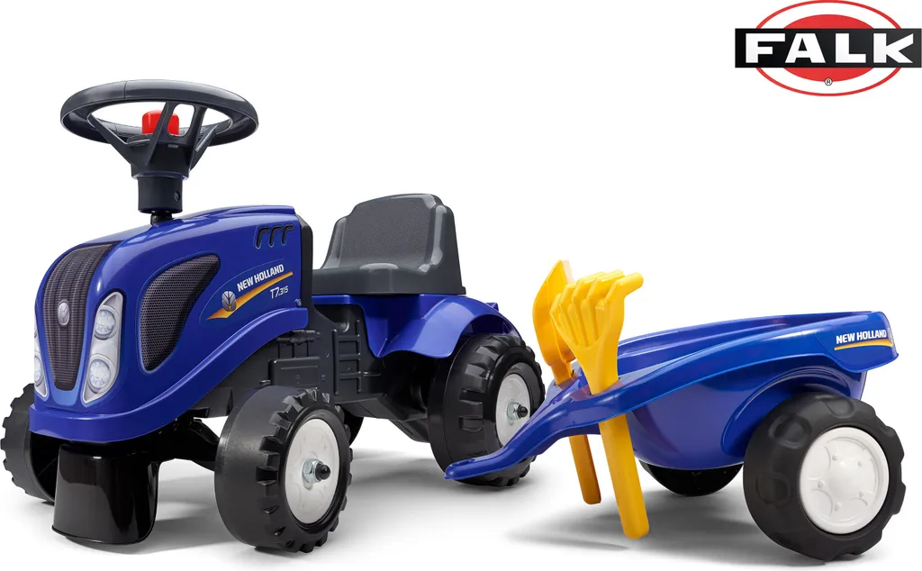 Scooter FALK 280C New Holland T7 : Tracteur Bébé avec Scoop et Drag