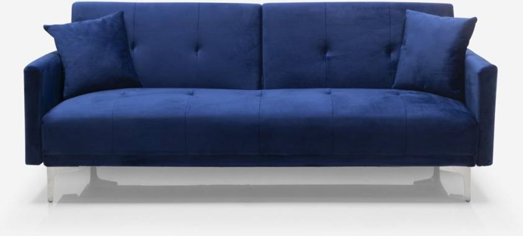 divano letto 3 posti in tessuto vellutato dal design Immagine del prodotto 