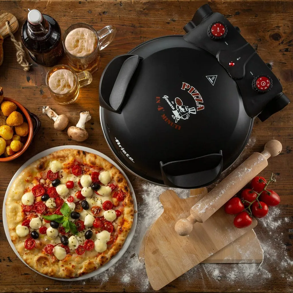 Four à pizza 1200W cuisson rapide 400°C Ariete 917NOIR haute performance - 14