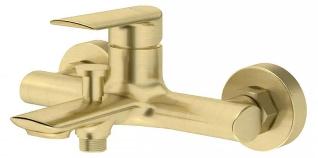 Badewannenarmaturen SOLO Gold gebrstet