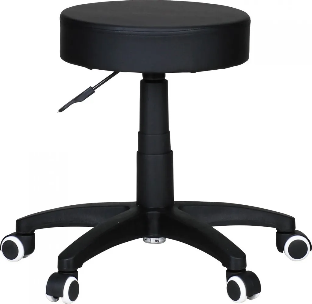 Tabouret de travail sans dossier réglable en hauteur similicuir