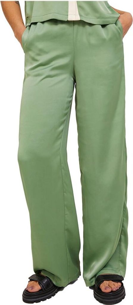 Jack & Jones Kira Regular Satin Hosen Grün S Frau Grün S