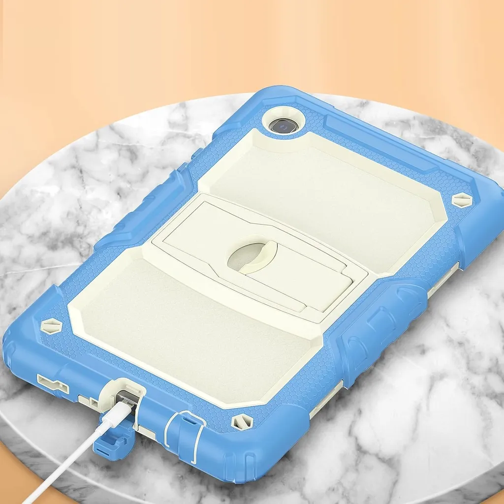 Custodia per iPad Mini 5/4 7,9" con supporto e tracolla Blu - 4