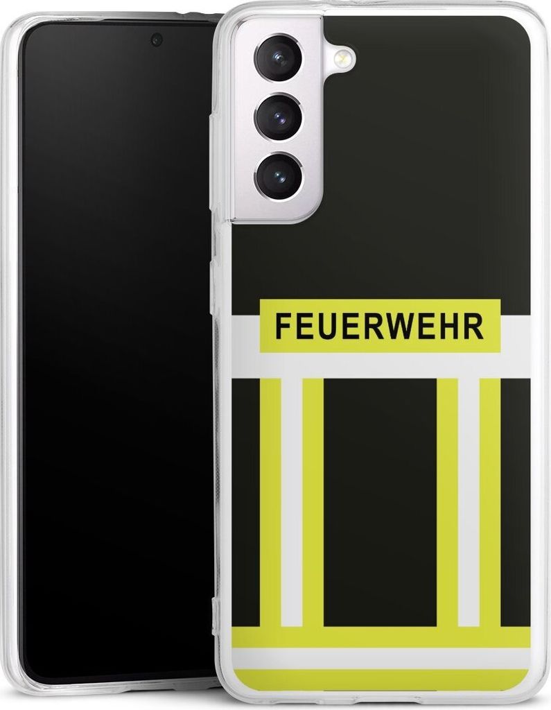 DeinDesign Handyhülle für Samsung Galaxy S21 5G Silikon Hülle Case Smartphone Schutzhülle Beruf Feuerwehr Feuerwehrmann