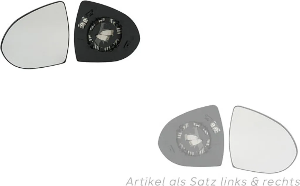 Remplacer vitre rétroviseur Kia Sportage SL 2010-2015 Set gauche droite