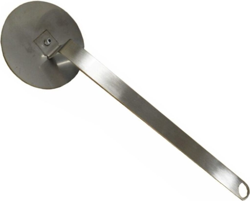 A stainless steel flammenlöscher (flammenkiller) is shown against a white background.