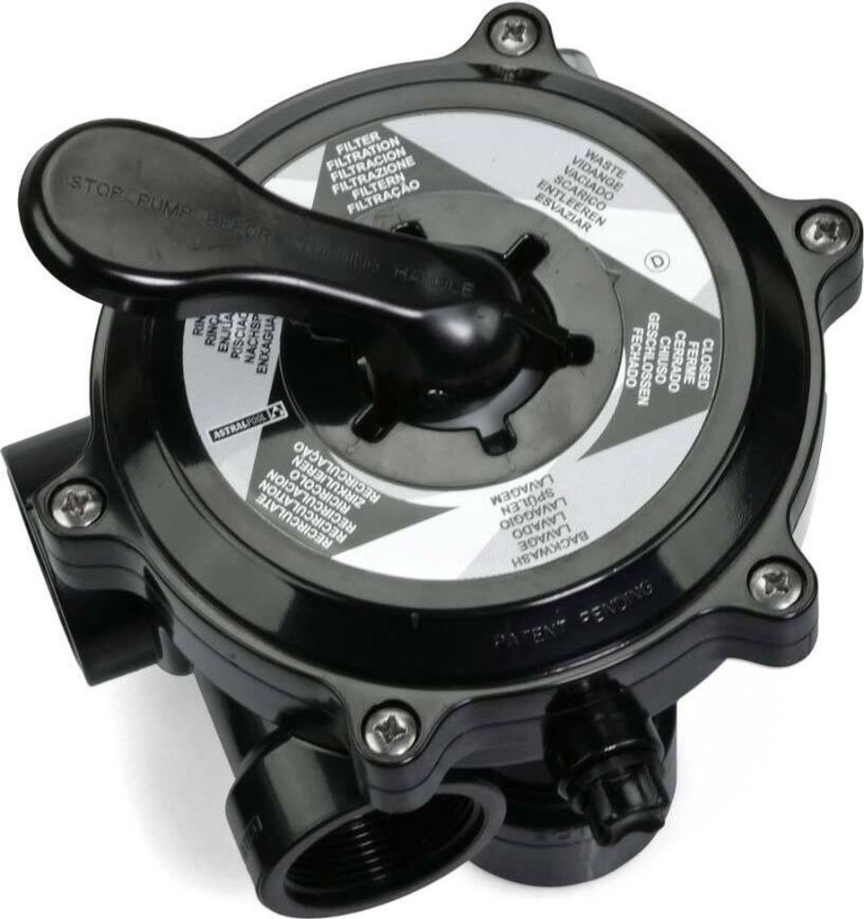 6-Wege-Ventilsatz R 11/2'' schwarz, Flachventil Produktbild 
