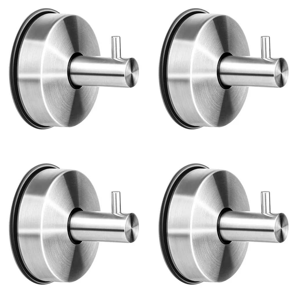 Crochets Serviettes sans Perçage Inox 304 Résistance 2kg Argent