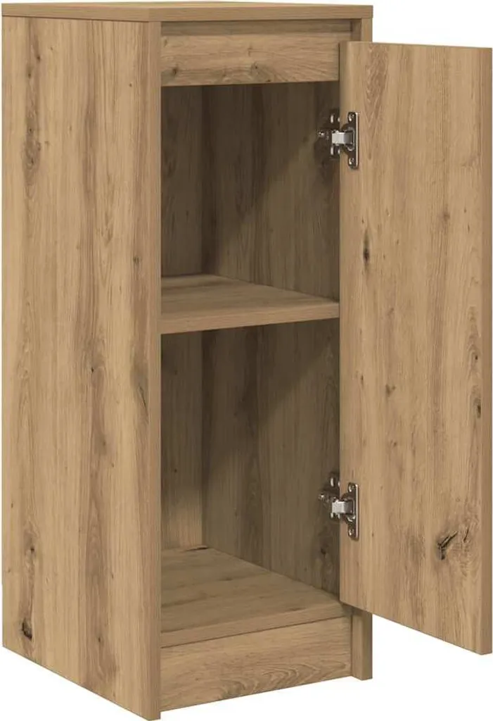 SYFAX™ Credenza Rovere Artigianale 29,5x34x76 cm in Legno Multistrato - 4