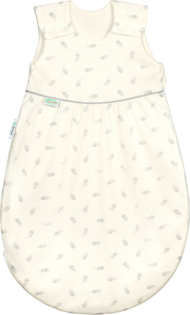 Odenwälder Klimasoft-Sommerschlafsack Cold mouse light grey 110