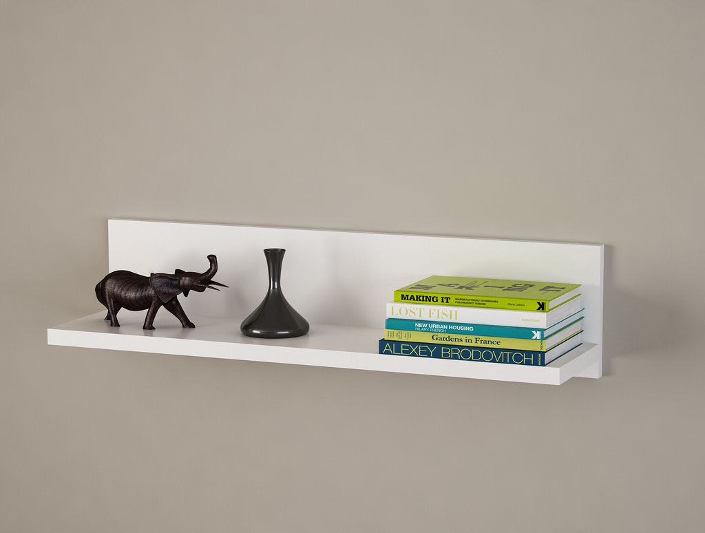 Skye Decor, Novella K5 - White, Wandregal, Weiß, 100% Produktbild 