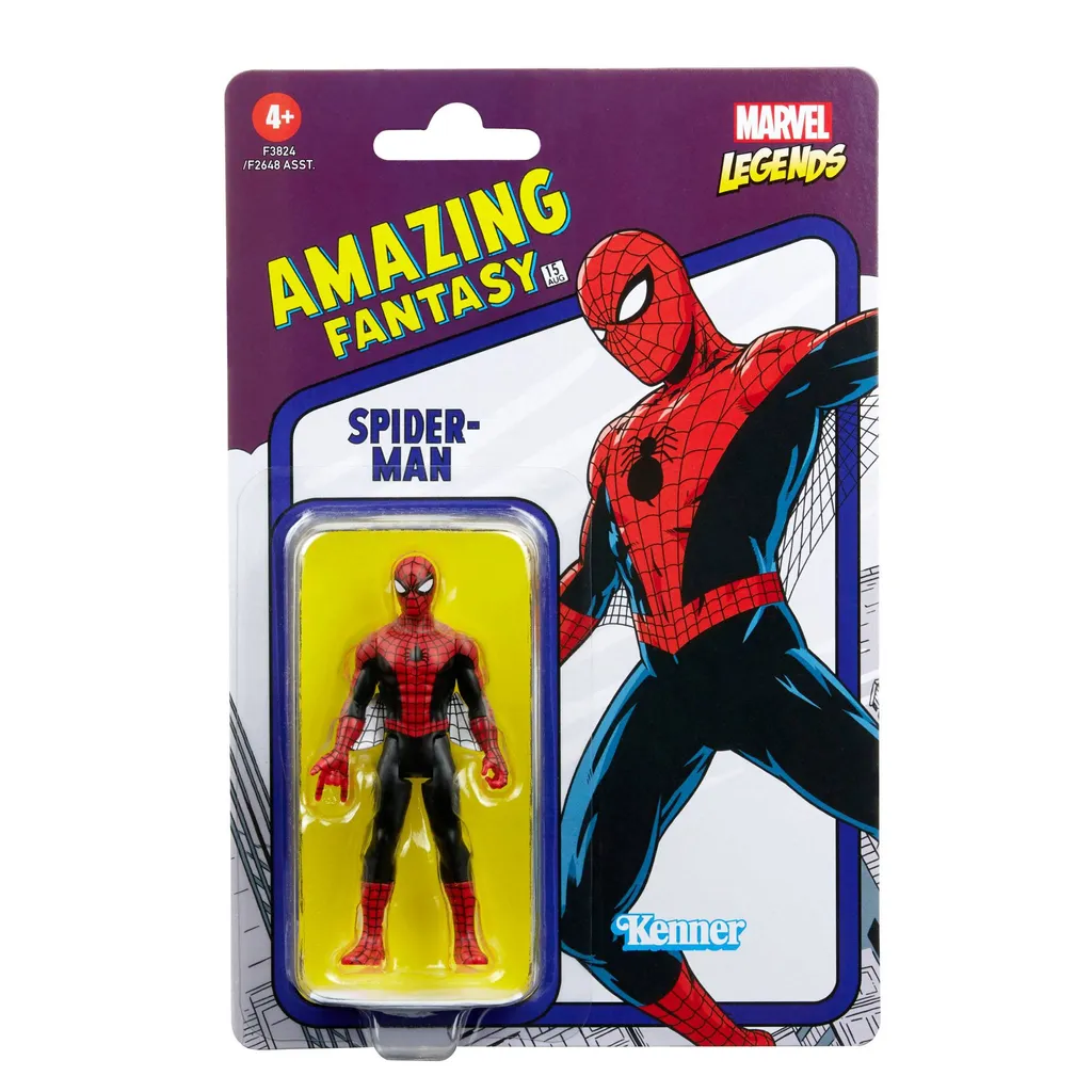 Figurine Spider-Man Retro Marvel Legends de 9.5 cm articulée - 2