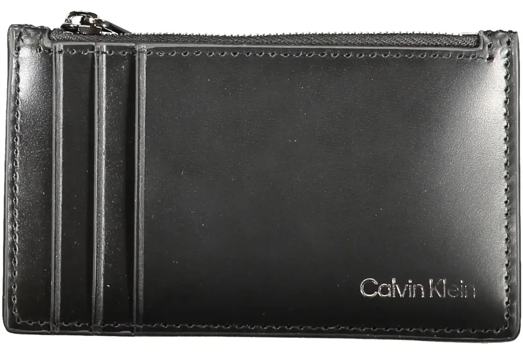 Portefeuille Calvin Klein K50K512075 en cuir noir chic et intemporel