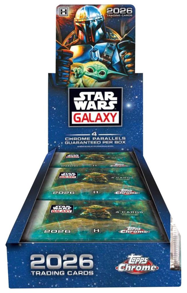 2026 Topps Chrome Star Wars Galaxy Hobby Box Englisch Obrázek produktu 