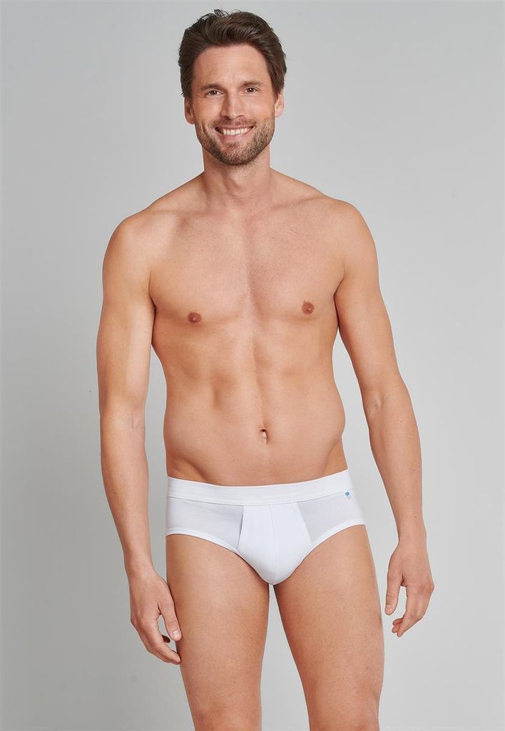 Schiesser Herren Midi-Slip Eingriff 4 weiss Stück